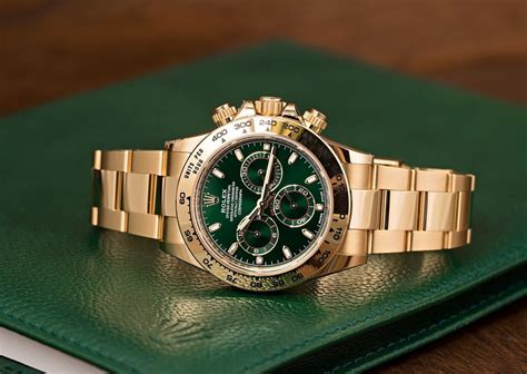 most popular green face rolex watch